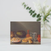 Nog steeds leven met brood, 1648 briefkaart (Staand voorkant)