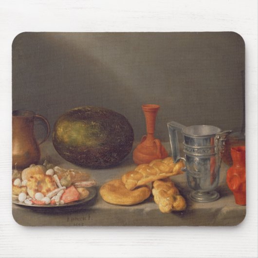 Nog steeds leven met brood, 1648 muismat (Voorkant)