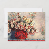 Nog steeds leven met Chrysanthema's van Claude Mon (Voorkant)