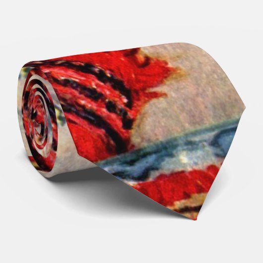 Nog steeds leven met Chrysanthema's van Claude Mon Stropdas (Opgerold)