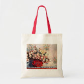 Nog steeds leven met Chrysanthema's van Claude Mon Tote Bag (Voorkant)