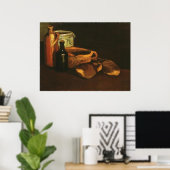 Nog steeds leven met Clogs en Pots, Van Gogh Poster (Thuiskantoor)