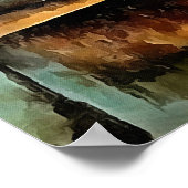 Nog steeds leven met Cranium Geometric Vanitas Art Poster (Hoek)