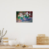 Nog steeds leven met Cyclamen Reproduction Poster (Keuken)