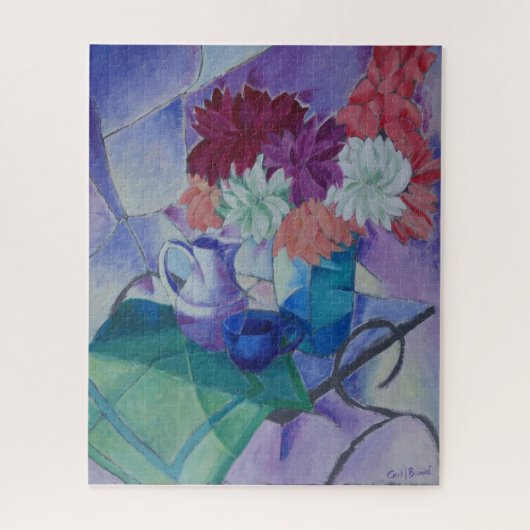 Nog steeds leven met Dahlias - Legpuzzel (Verticaal)
