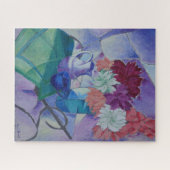 Nog steeds leven met Dahlias - Legpuzzel (Horizontaal)