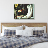 Nog steeds leven met dode vogels, vruchten en canvas afdruk (Insitu (Slaapkamer))