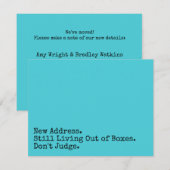 Nog steeds leven met dozen Beoordeel Turquoise Kaa Notitiekaartje (Voorkant / Achterkant)