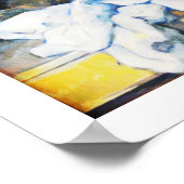 Nog steeds leven met draperie poster (Hoek)
