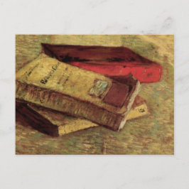 Nog steeds leven met drie boeken van Vincent van G Briefkaart