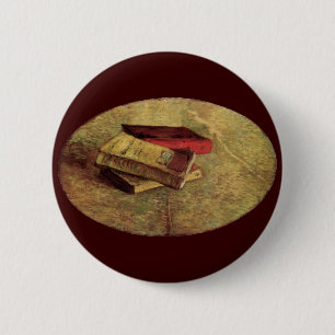 Nog steeds leven met drie boeken van Vincent van G Ronde Button 5,7 Cm