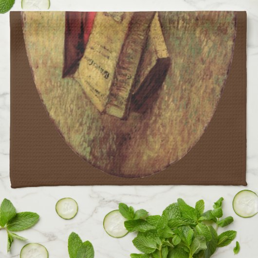 Nog steeds leven met drie boeken van Vincent van G Theedoek (Gevouwen)