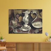 Nog steeds leven met drie handvatten canvas afdruk (Insitu (Woonkamer))