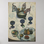 Nog steeds leven met drie Puppies van Paul Gauguin Poster (Voorkant)