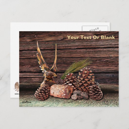 Nog steeds leven met Eagle Briefkaart (Voorkant / Achterkant)