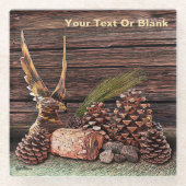 Nog steeds leven met Eagle Glazen Onderzetter (Voorkant)