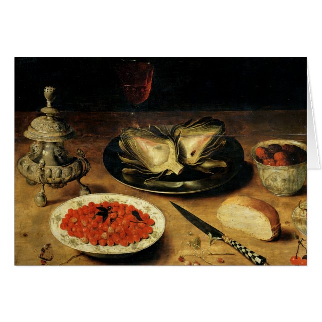 Nog steeds leven met een Artichoke (Voorkant Horizontaal)