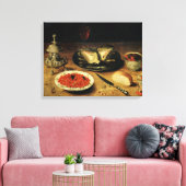 Nog steeds leven met een Artichoke Canvas Afdruk (Insitu (Woonkamer))