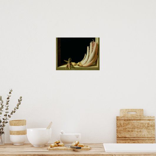 Nog steeds leven met een Cardoon Poster (Keuken)