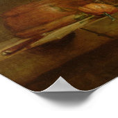 Nog steeds leven met een flesje olijven, 1760 poster (Hoek)