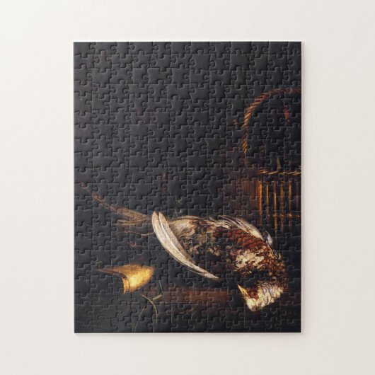 Nog steeds leven met een flinke monet Fine Art Legpuzzel (Verticaal)