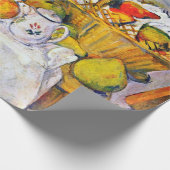 Nog steeds leven met een fruitmandje, Paul Cezanne Cadeaupapier (Hoek)
