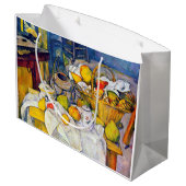 Nog steeds leven met een fruitmandje, Paul Cezanne Groot Cadeauzakje (Achterkant Gekanteld)