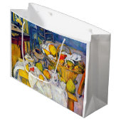 Nog steeds leven met een fruitmandje, Paul Cezanne Groot Cadeauzakje (Voorkant Gekanteld)