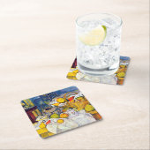 Nog steeds leven met een fruitmandje, Paul Cezanne Kartonnen Onderzetters (Insitu)