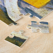 Nog steeds leven met een fruitmandje, Paul Cezanne Legpuzzel (Zijkant)