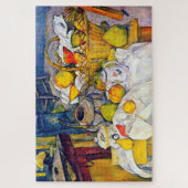 Nog steeds leven met een fruitmandje, Paul Cezanne Legpuzzel (Verticaal)