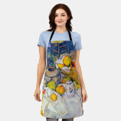 Nog steeds leven met een fruitmandje, Paul Cezanne Schort (Gedragen)