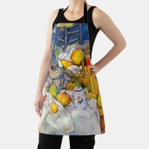 Nog steeds leven met een fruitmandje, Paul Cezanne Schort