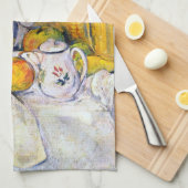 Nog steeds leven met een fruitmandje, Paul Cezanne Theedoek (Quarter Fold)