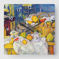 Nog steeds leven met een fruitmandje, Paul Cezanne