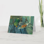 Nog steeds leven met een Ginger Jar en Eggplanten, Kaart (Voorkant)