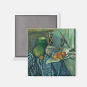 Nog steeds leven met een Ginger Jar en Eggplanten, Magneet (Voorkant / Achterkant)