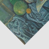 Nog steeds leven met een Ginger Jar en Eggplanten, Tissuepapier (Detail)