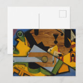 Nog steeds leven met een gitaar briefkaart (Voorkant / Achterkant)