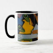 Nog steeds leven met een gitaar mok (Links)