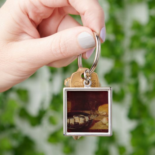 Nog steeds leven met een haring sleutelhanger (Hand)