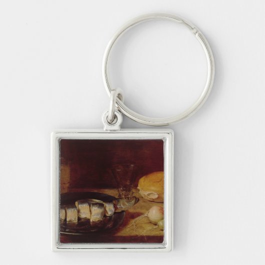 Nog steeds leven met een haring sleutelhanger (Voorkant)