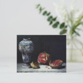 Nog steeds leven met een Pomegranaat Briefkaart (Staand voorkant)