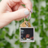 Nog steeds leven met een Pomegranaat Sleutelhanger (Hand)