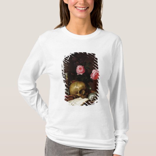 Nog steeds leven met een schedel t-shirt (Voorkant)