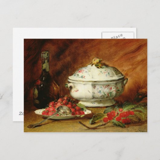 Nog steeds leven met een Soup Tureen Briefkaart (Voorkant / Achterkant)