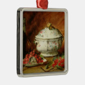 Nog steeds leven met een Soup Tureen Metalen Ornament (Rechts)