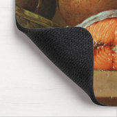Nog steeds leven met een stuk zalm muismat (Hoek)