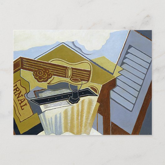 Nog steeds leven met een witte cloud briefkaart (Voorkant)