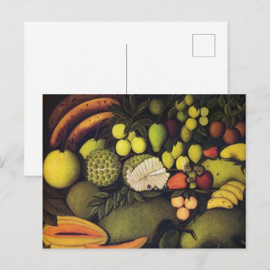 Nog steeds leven met exotische vruchten van Henri Briefkaart (Voorkant / Achterkant)